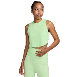 Womens Sportswear Essentials Ribbed Cropped Tank