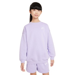 Big Girls Sportswear Club Fleece Oversized-Fit Sweatshirt