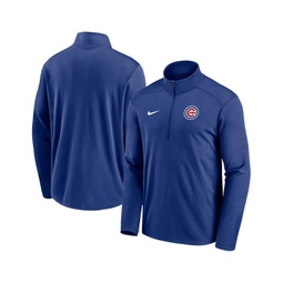 Mens Royal Chicago Cubs Agility Pacer Performance Half-Zip Top