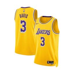 Mens and Womens Anthony Davis Gold Los Angeles Lakers Swingman Jersey - Icon Edition