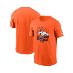 Mens Orange Denver Broncos Hometown Collection 5280 T-shirt