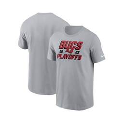Mens Gray Tampa Bay Buccaneers 2023 NFL Playoffs Iconic T-shirt