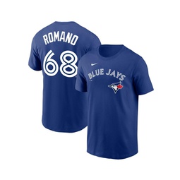 Mens Jordan Romano Royal Toronto Blue Jays Player Name and Number T-shirt