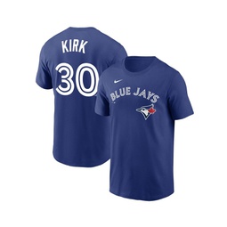 Mens Alejandro Kirk Royal Toronto Blue Jays Player Name and Number T-shirt