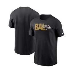 Mens Black Baltimore Ravens Local Essential T-shirt