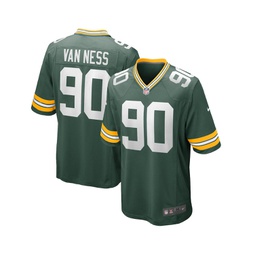 Mens Lukas Van Ness Green Green Bay Packers 2023 NFL Draft First Round Pick Game Jersey