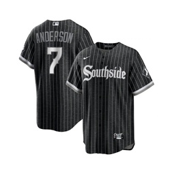 Mens Tim Anderson Black Chicago White Sox City Connect Replica Player Jersey