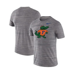 Mens Charcoal Florida Gators Big & Tall Historic Logo Velocity Space Dye Performance T-shirt
