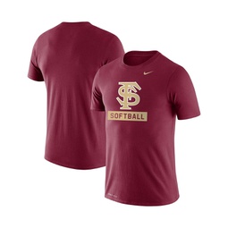 Mens Garnet Florida State Seminoles Softball Drop Legend Performance T-shirt