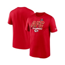 Mens Red Kansas City Chiefs 2023 AFC Champions Iconic T-shirt