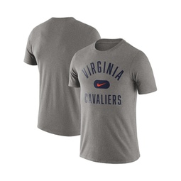 Mens Heathered Gray Virginia Cavaliers Team Arch T-shirt