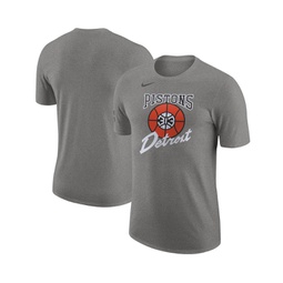 Mens Charcoal Detroit Pistons 2023/24 City Edition Essential Warmup T-shirt