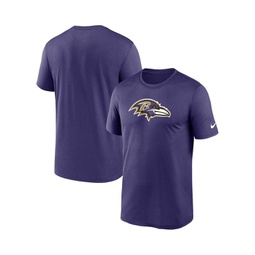 Mens Purple Baltimore Ravens Legend Logo Performance T-shirt