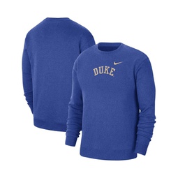 Mens Royal Duke Blue Devils Campus Pullover Sweatshirt