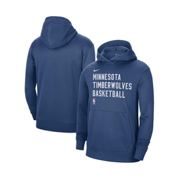 Mens and Womens Blue Minnesota Timberwolves 2023/24 Performance Spotlight On-Court Practice Pullover Hoodie