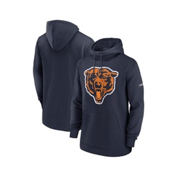 Mens Navy Chicago Bears Classic Pullover Hoodie