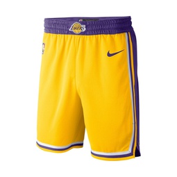 Mens Gold 2019/20 Los Angeles Lakers Icon Edition Swingman Shorts