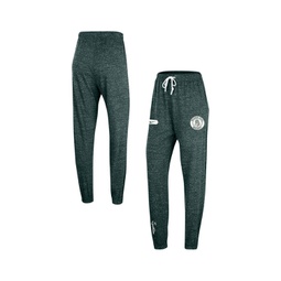 Womens Green Distressed Michigan State Spartans Gym Vintage-Like Multi-Hit Jogger Pants