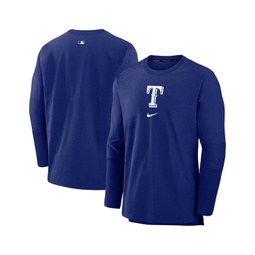 Mens Royal Texas Rangers Authentic Collection Player Performance Pullover Sweatshirt