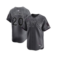Mens Graphite Pete Alonso New York Mets 2024 City Connect Limited Player Jersey