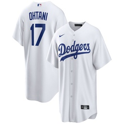 Mens Shohei Ohtani White Los Angeles Dodgers Home Replica Player Jersey