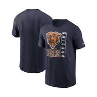 Mens Navy Chicago Bears Lockup Essential T-shirt