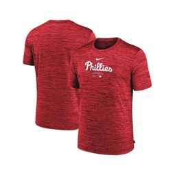 Mens Red Philadelphia Phillies Authentic Collection Velocity Performance Practice T-Shirt