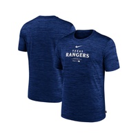 Mens Royal Texas Rangers Authentic Collection Velocity Performance Practice T-Shirt