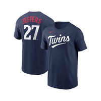 Mens Ryan Jeffers Navy Minnesota Twins Player Name and Number T-shirt