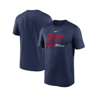 Mens Navy Minnesota Twins 2023 Postseason Authentic Collection Dugout T-shirt