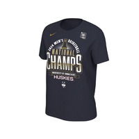 Womens Navy Uconn Huskies 2024 NCAA Mens Basketball National Champions Locker Room T-Shirt