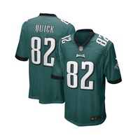 Mens Mike Quick Midnight Green Philadelphia Eagles Game Retired Player Jersey