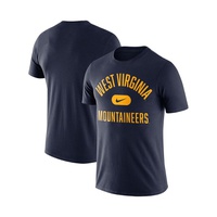 Mens Navy West Virginia Mountaineers Team Arch T-shirt