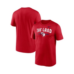 Mens Red Cleveland Guardians Local Legend T-shirt