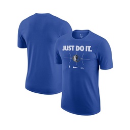 Mens Blue Dallas Mavericks Just Do It T-shirt