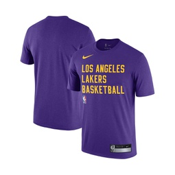 Mens Purple Los Angeles Lakers 2023/24 Sideline Legend Performance Practice T-shirt