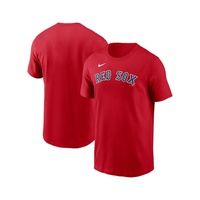 Mens Red Boston Red Sox Fuse Wordmark T-shirt