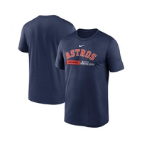 Mens Navy Houston Astros 2023 Postseason Authentic Collection Dugout T-shirt