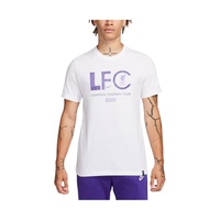 Mens White Liverpool Mercurial Short Sleeve T-shirt