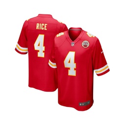Mens Rashee Rice Red Kansas City Chiefs Game Jersey