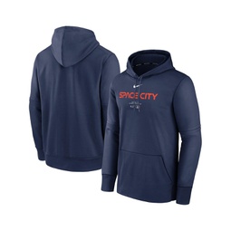 Mens Navy Houston Astros City Connect Practice Performance Pullover Hoodie