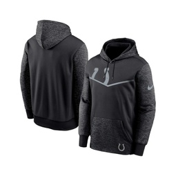 Mens Black Indianapolis Colts RFLCTV Chevron Pullover Hoodie