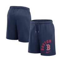 Mens Navy Boston Red Sox Arched Kicker Shorts