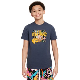 Big Kids Sportswear Crewneck Cotton Graphic T-Shirt