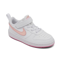 Toddler Girls Court Borough Low Recraft Fastening Strap Casual Sneakers from Finish Line
