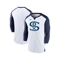 Mens White Navy Chicago White Sox Rewind 3/4-Sleeve T-shirt