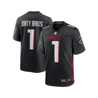 Mens Dirty Birds Black Atlanta Falcons Game Jersey