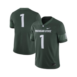 Mens #1 Green Michigan State Spartans Football Game Jersey