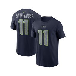 Mens Jaxon Smith-Njigba Navy Seattle Seahawks 2023 NFL Draft First Round Pick Player Name and Number T-shirt