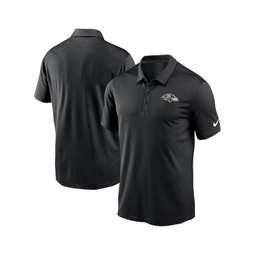 Mens Black Baltimore Ravens Franchise Team Logo Performance Polo Shirt